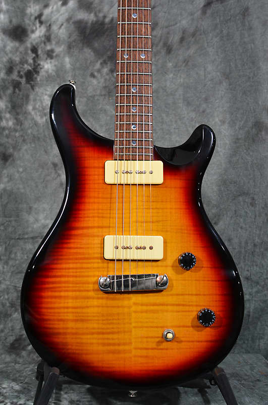 PRS SE Soapbar II Sunburst Flame Maple P-90s