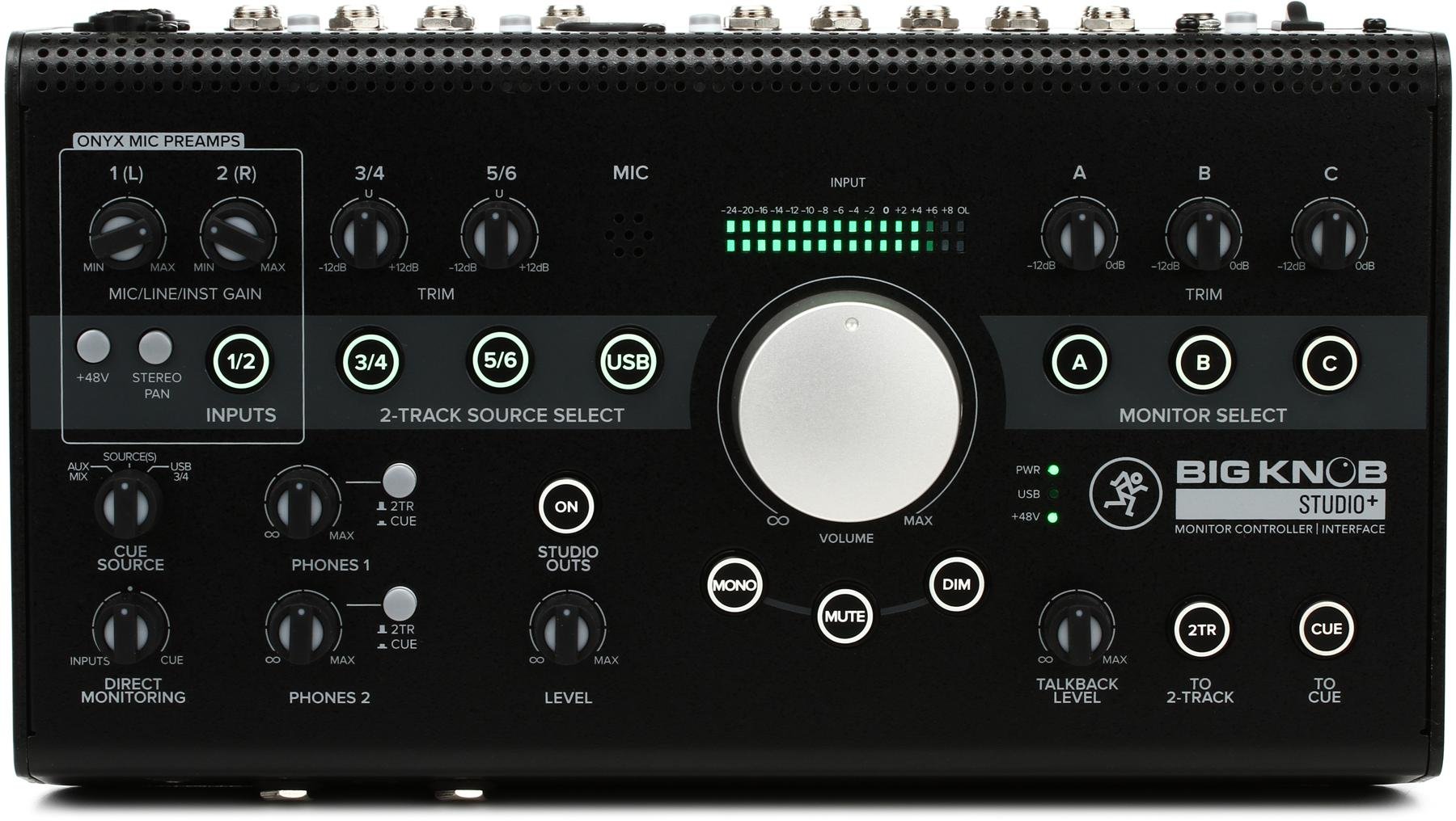 Mackie Big Knob Studio Monitor controller & Interface – Mainstagemusic