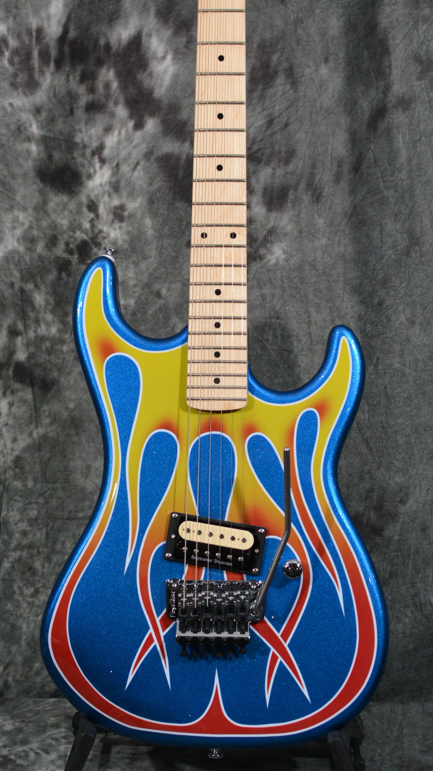 Kramer Baretta Custom Graphics Series Hot Rod Blue