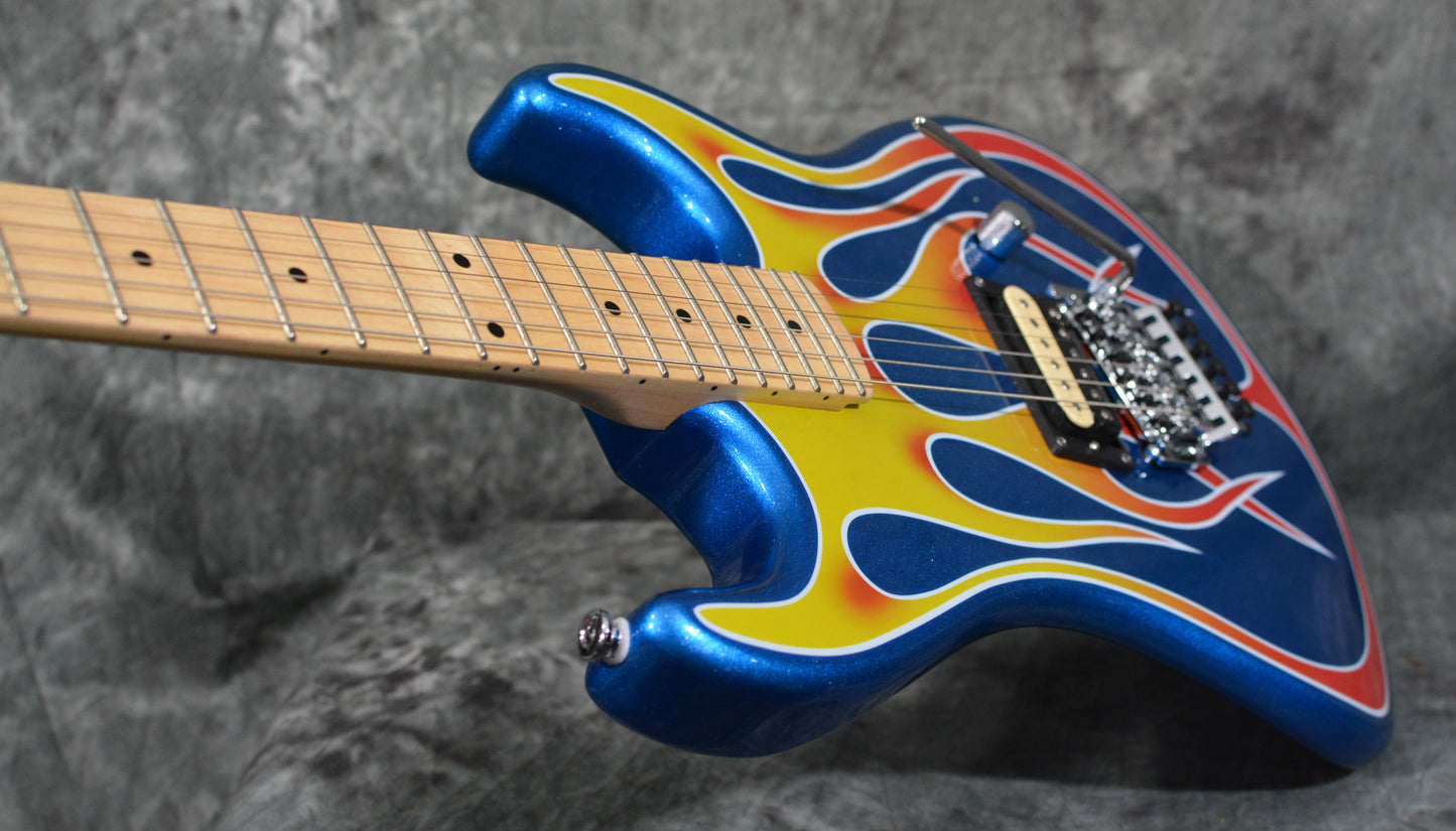 Kramer Baretta Custom Graphics Series Hot Rod Blue