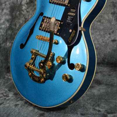 Gretsch Streamliner G2655TG Center Block JR. Double-Cut Bigsby Riviera Blue Limited