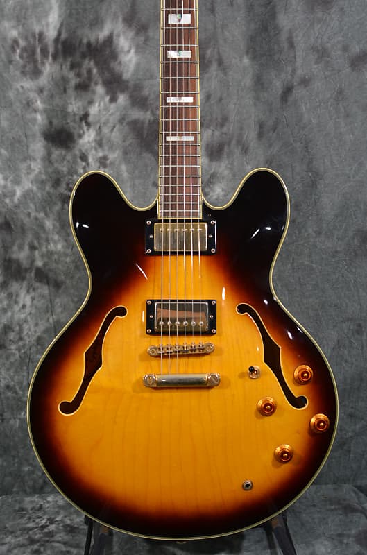 Epiphone Sheraton II VS Sunburst Semi-Hollow