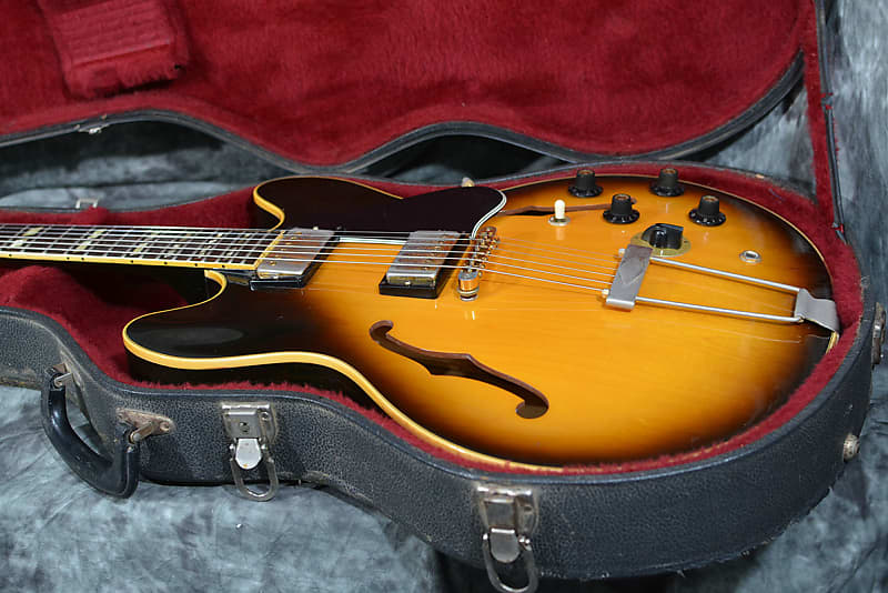 Gibson ES-345 TD 1977 Vintage Sunburst w Original Factory Hardshell Case