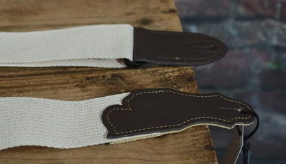 Franklin 1-N-CH Cotton Glove Leather End Tab Natural/Chocolate