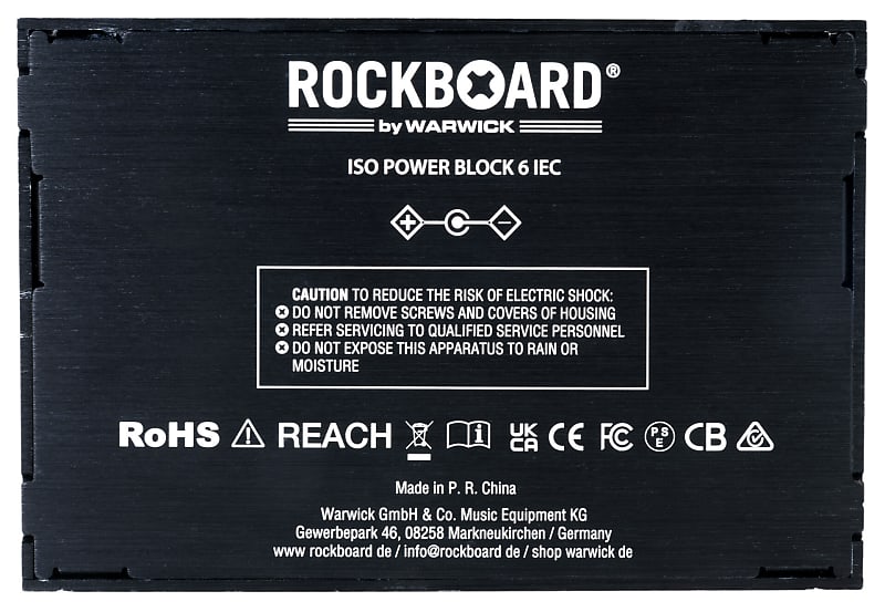 Rockboard RBO POW ISO V6 IEC Power Block – Mainstagemusic