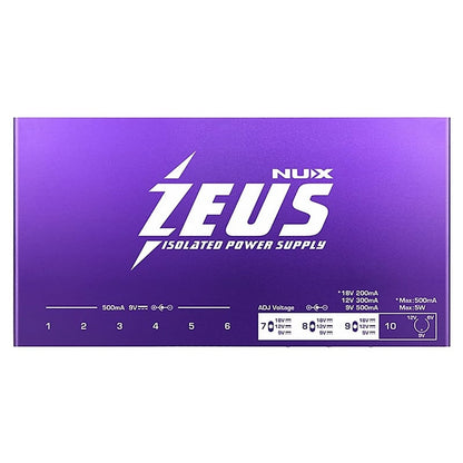 NuX Zeus Isolated Power Supply for Pedalboard