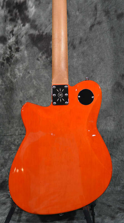 Reverend Flatroc Retroblast Transparent Rock Orange