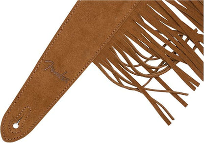 Fender Suede Fringe Strap Brown 2.5"