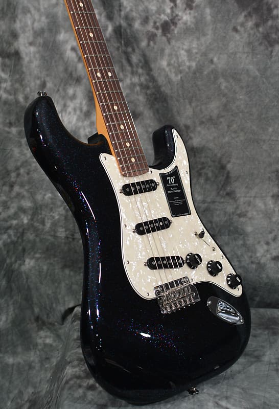 Fender 70TH Anniversary Player Stratocaster Nebula Noir