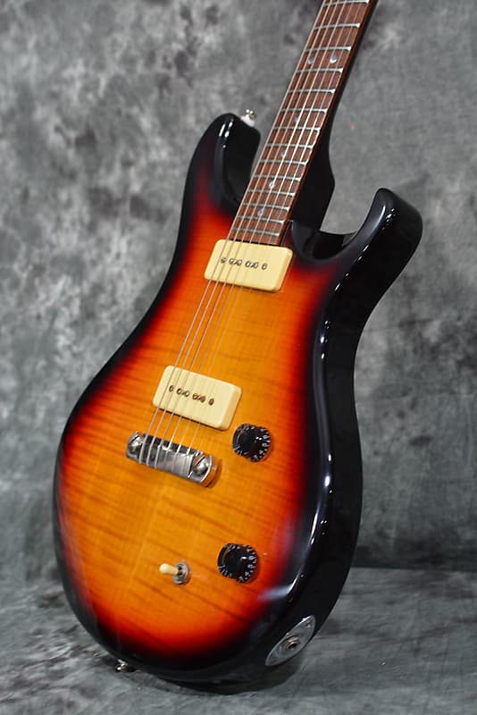 PRS SE Soapbar II Sunburst Flame Maple P-90s