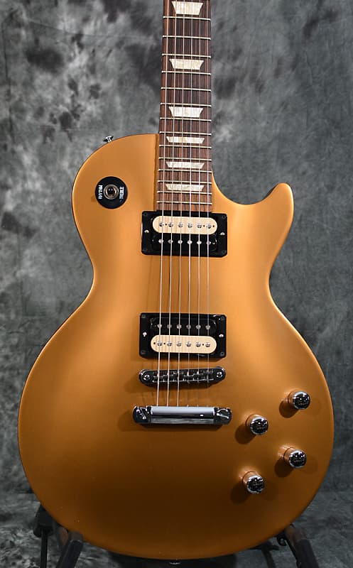 Gibson Les Paul Studio Tribute Future 2013 Goldtop Manual Tuning Machines