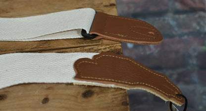 Franklin 1-N-CA Cotton Glove Leather End Tab Natural/Caramel