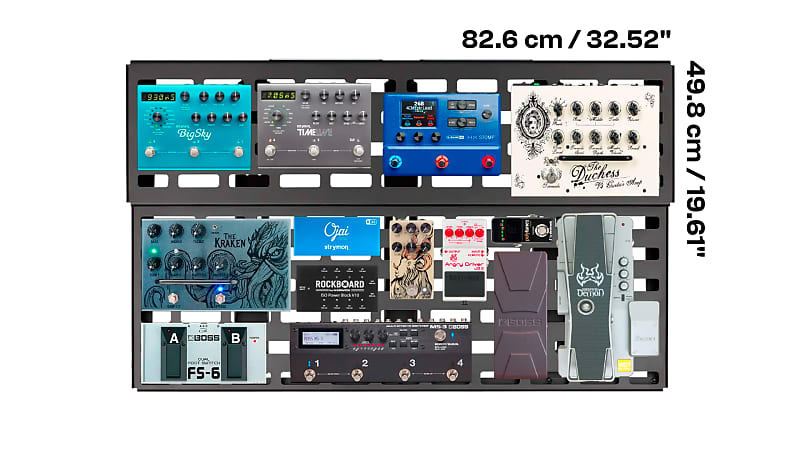 Rockboard Cinque 5.3 Max Pedalboard & Gigbag