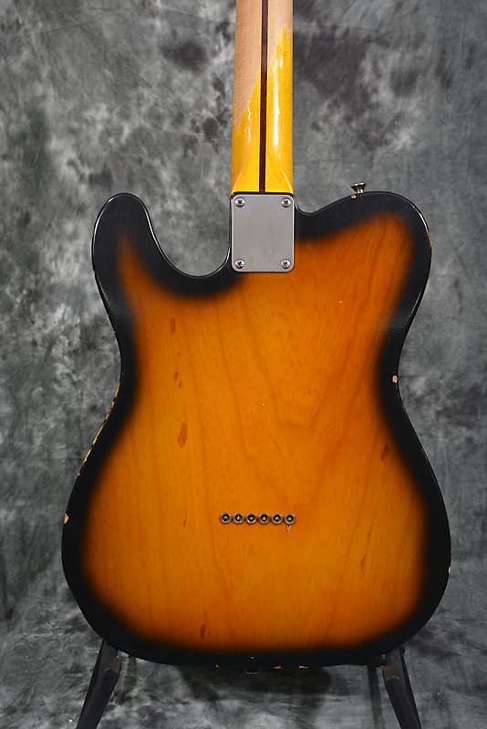 Nash T52 Reissue 50s Style Blackguard Tele Sunburst w Deluxe Hardshell Case