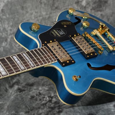 Gretsch Streamliner G2655TG Center Block JR. Double-Cut Bigsby Riviera Blue Limited