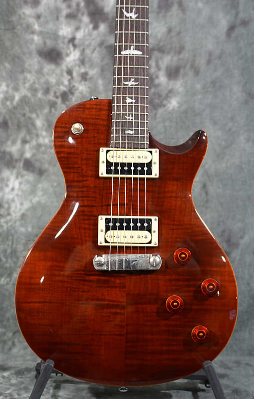 PRS SE 245 Singlecut Flametop Root Beer transparent