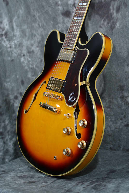 Epiphone Sheraton II Deluxe Semi Hollow 2021 Vintage Sunburst