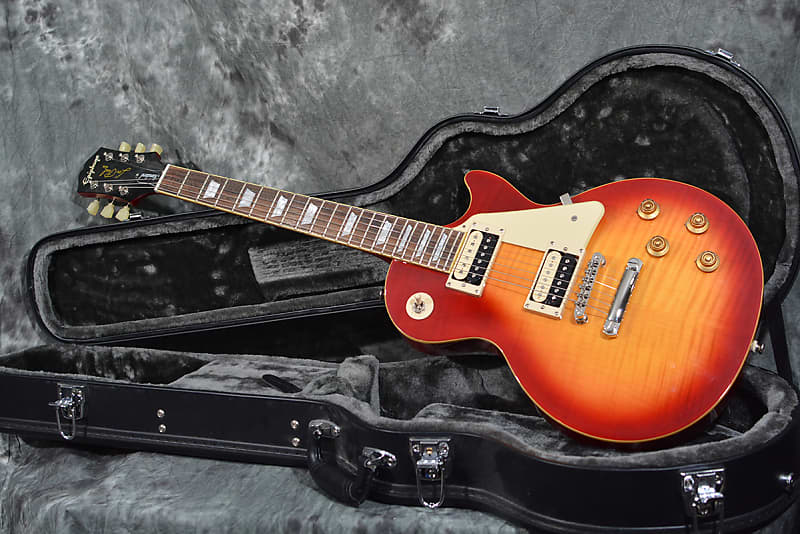 Epiphone Les Paul Standard 50s Flametop Neck Heritage Cherry Sunburst w USA Slash Pickups