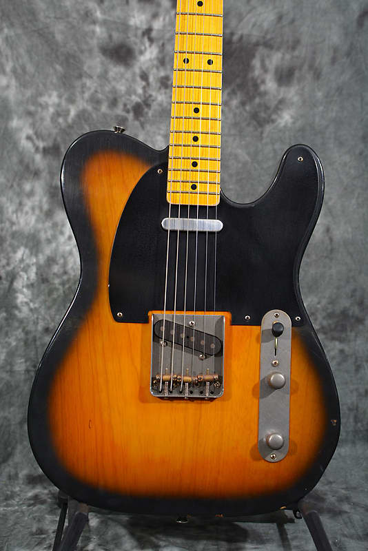 Nash T52 Reissue 50s Style Blackguard Tele Sunburst w Deluxe Hardshell Case