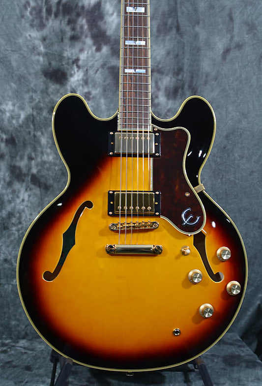 Epiphone Sheraton II Deluxe Semi Hollow 2021 Vintage Sunburst