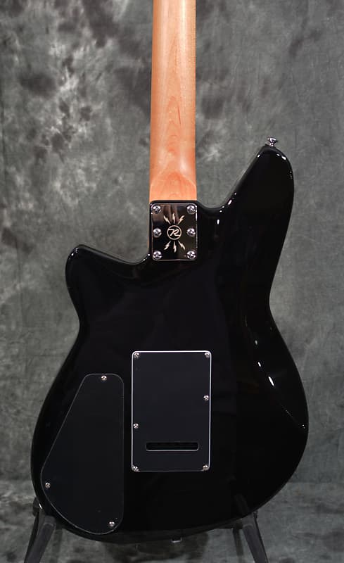 Reverend Descent W Baritone Bolt-On Series Midnight Black