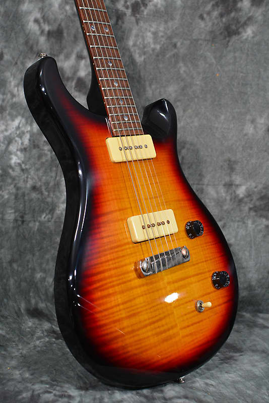 PRS SE Soapbar II Sunburst Flame Maple P-90s