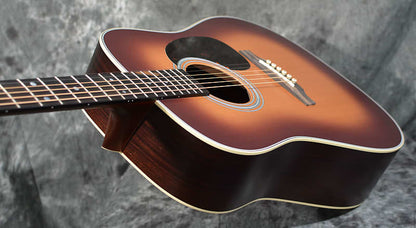 Martin D-28 Standard Satin Amberburst Finish