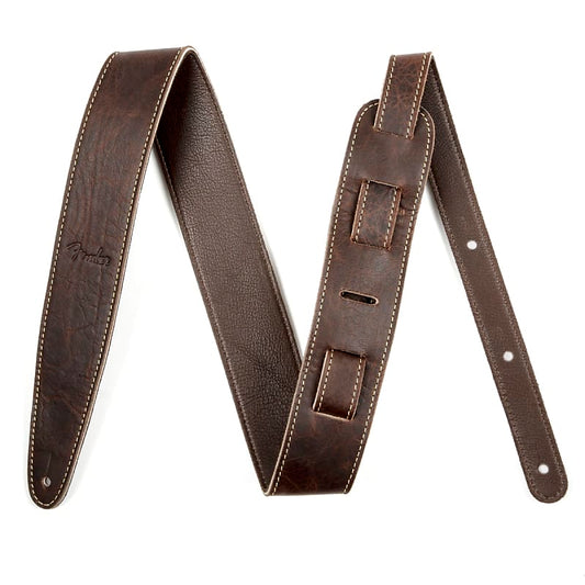 Fender Artisan Crafted Leather Strap Brown 2"