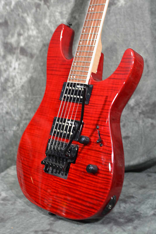 ESP LTD M-200 FM Flame Maple Top Translucent Red w Floyd Rose