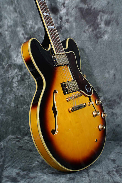 Epiphone Sheraton II Deluxe Semi Hollow 2021 Vintage Sunburst