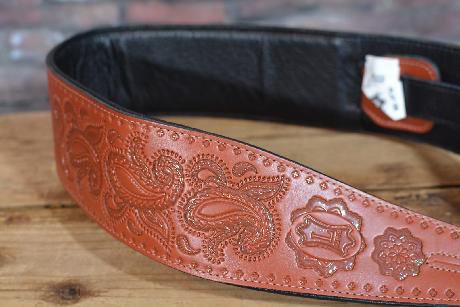 Heritage Premium Leather Guitar Strap - Brown