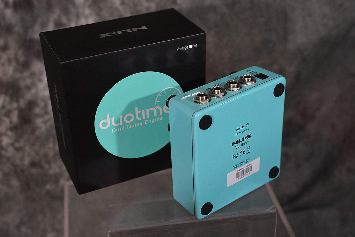 NuX NDD-6 DuoTime Dual Delay Engine Pedal Verdugo Series